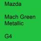 Preview: Mazda, Mach Green Metallic, G4.